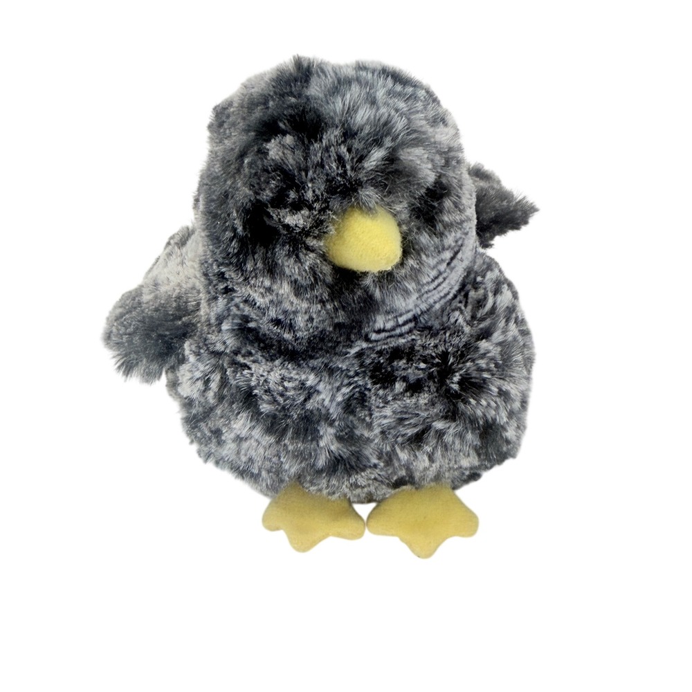 Douglas Cuddle Toys Chick Plush Unisex Small Grey White Good Marbled Bird